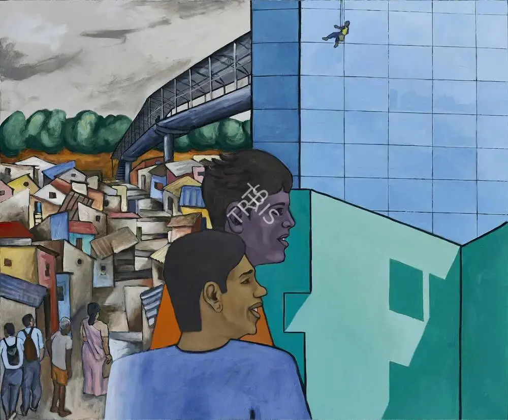 Patwardhan, Sudhir (Artist). Untitled, 2018 | Painting, AG.Onl/16.02.23, 2023 · Asta Guru