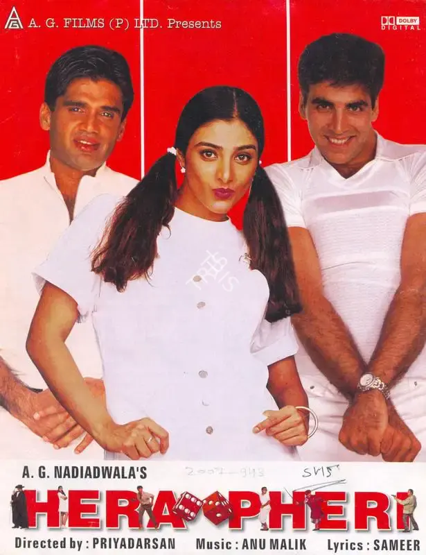 A.G. Nadiadwala (Producer), Hera Pheri, 2000, Song-Synopsis Booklet