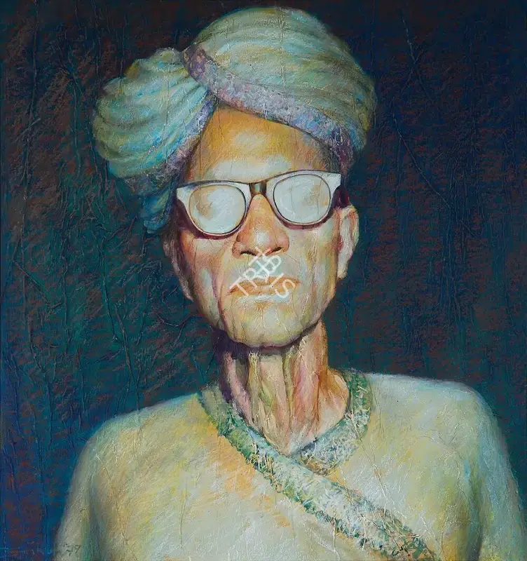 Bikash Bhattacharjee (Artist), Untitled, 1979, Painting