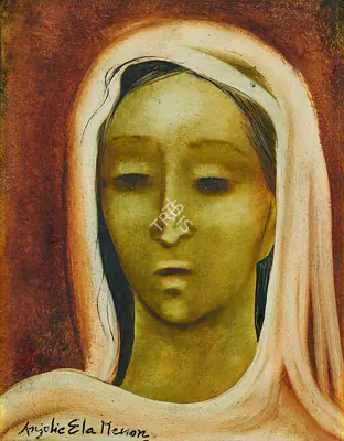 Anjolie Ela Menon (Artist), Mariam, 2005, Painting