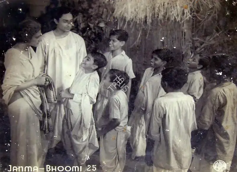 Himanshu Rai (Producer), Janma Bhoomi, 1936, Lobby Card