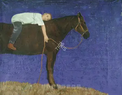 G.R. Iranna (Artist), Infinity Night, 2006, Painting