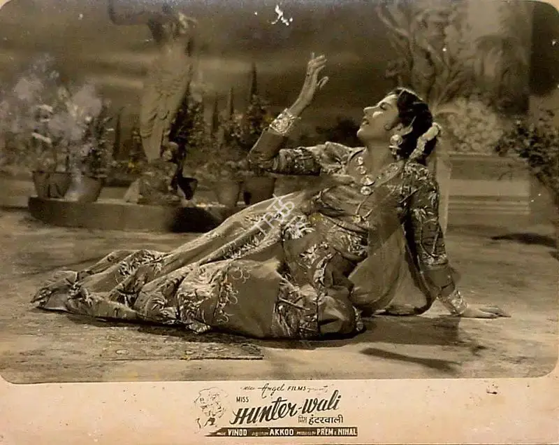Nihal (Producer), Miss Hunterwali, 1959, Lobby Card