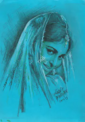 Dhongade, Shrikant (Artist). Untitled. Graphite and pastel on paper, 13 March 2013 | Drawing | CinemaEducation | 00760028