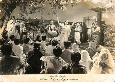 V.K. Murthy (Cinematographer), Pyaasa, 1957, Lobby Card