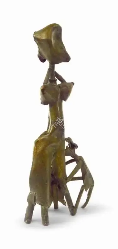 Hore, Somnath (Artist). Draupadi and Shakuni, 1992 | Sculpture, Ch.NeY/13.09.17, 2017 · Christie's