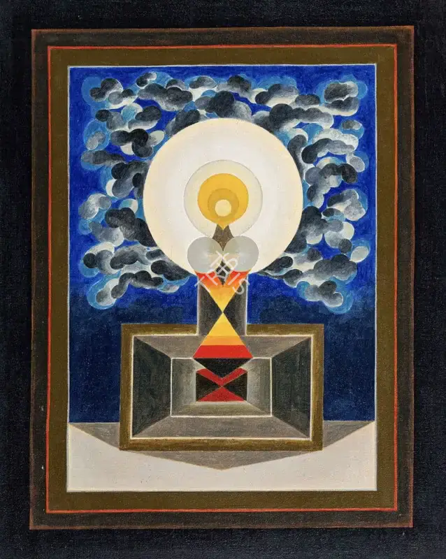 Santosh, G.R. (Artist). Untitled, n.d. | Painting, AG.Onl/22.02.25, 2025 · Asta Guru