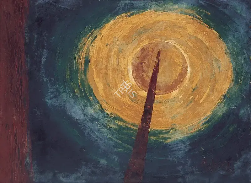 K.K. Hebbar (Artist), Rocket Series, 1962, Painting