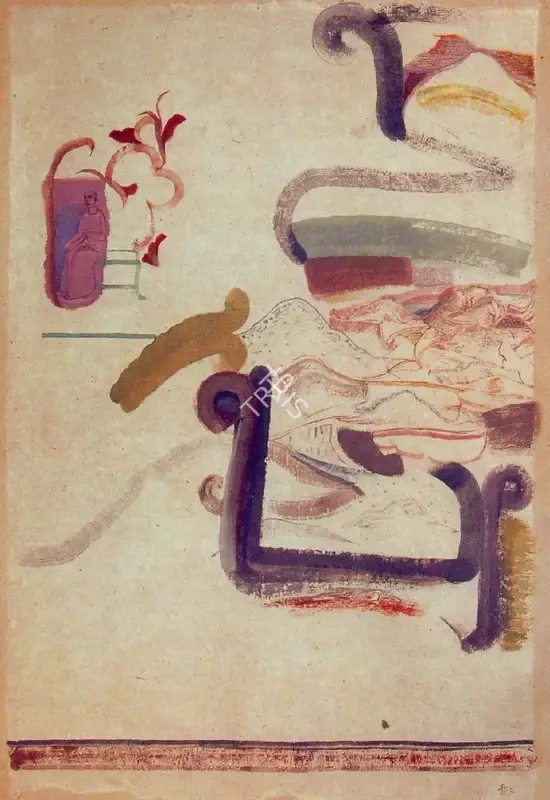 Nilima Sheikh (Artist), Hill Town Recollections, Painting