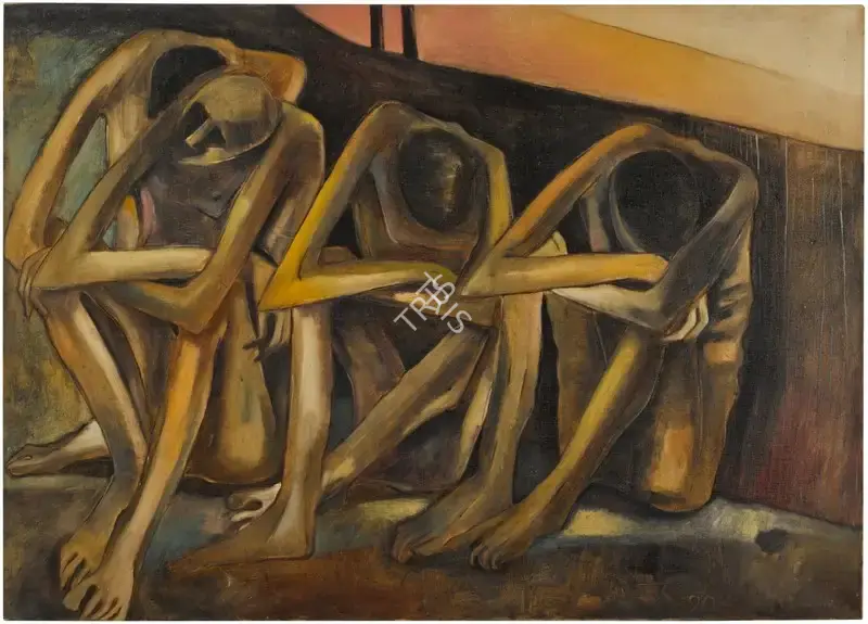 Broota, Rameshwar (Artist). What to Do, 1970 | Painting, So.Lon/26.10.21, 2021 · Sotheby's