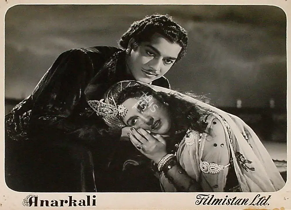 Nandlal Jashwantlal (Director), Anarkali, 1953, Lobby Card