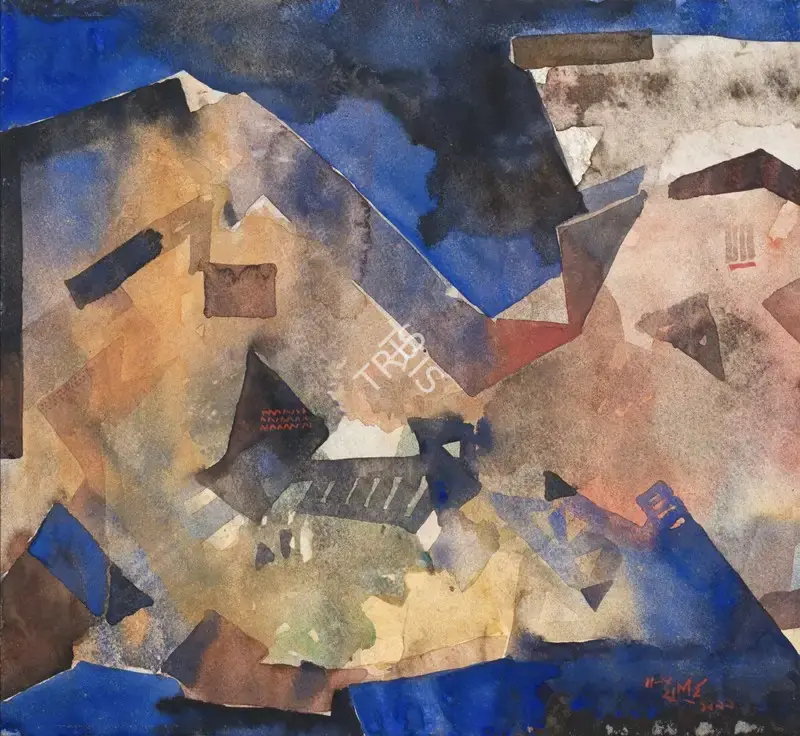 Ganesh Haloi (Artist), Untitled, 1999, Painting