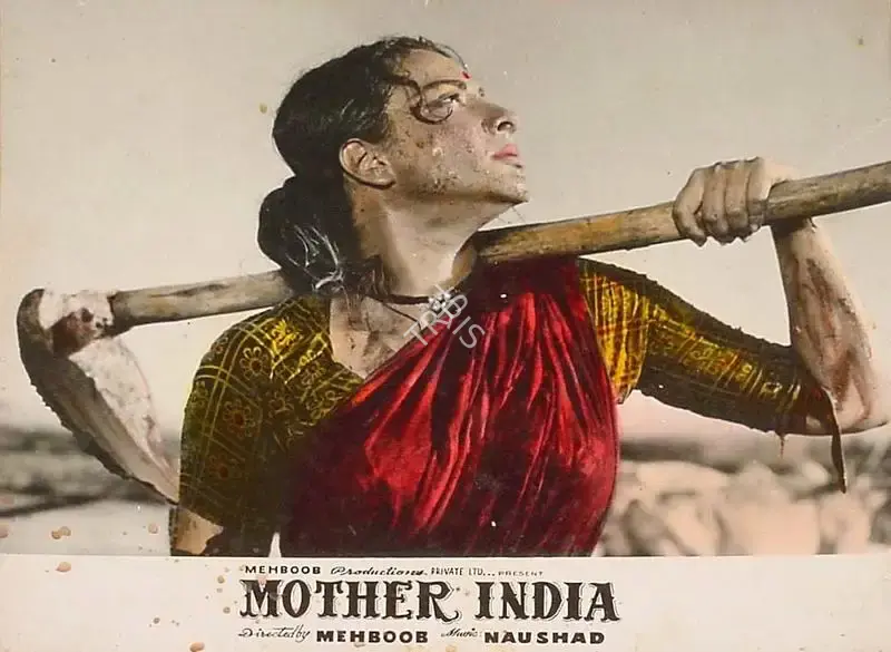 Faredoon A. Irani (Cinematographer), Mother India, 1957, Lobby Card