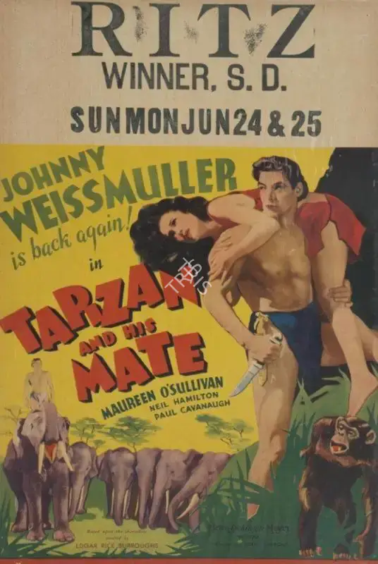 Bernard H. Hyman (Producer), Tarzan and His Mate, 1934, Poster