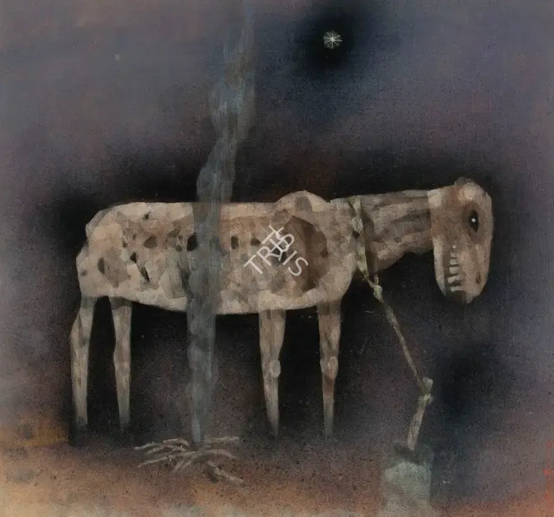 Pyne, Ganesh (Artist). The Animal, 1972 | Painting, Ch.NeY/23.09.20, 2020 · Christie's