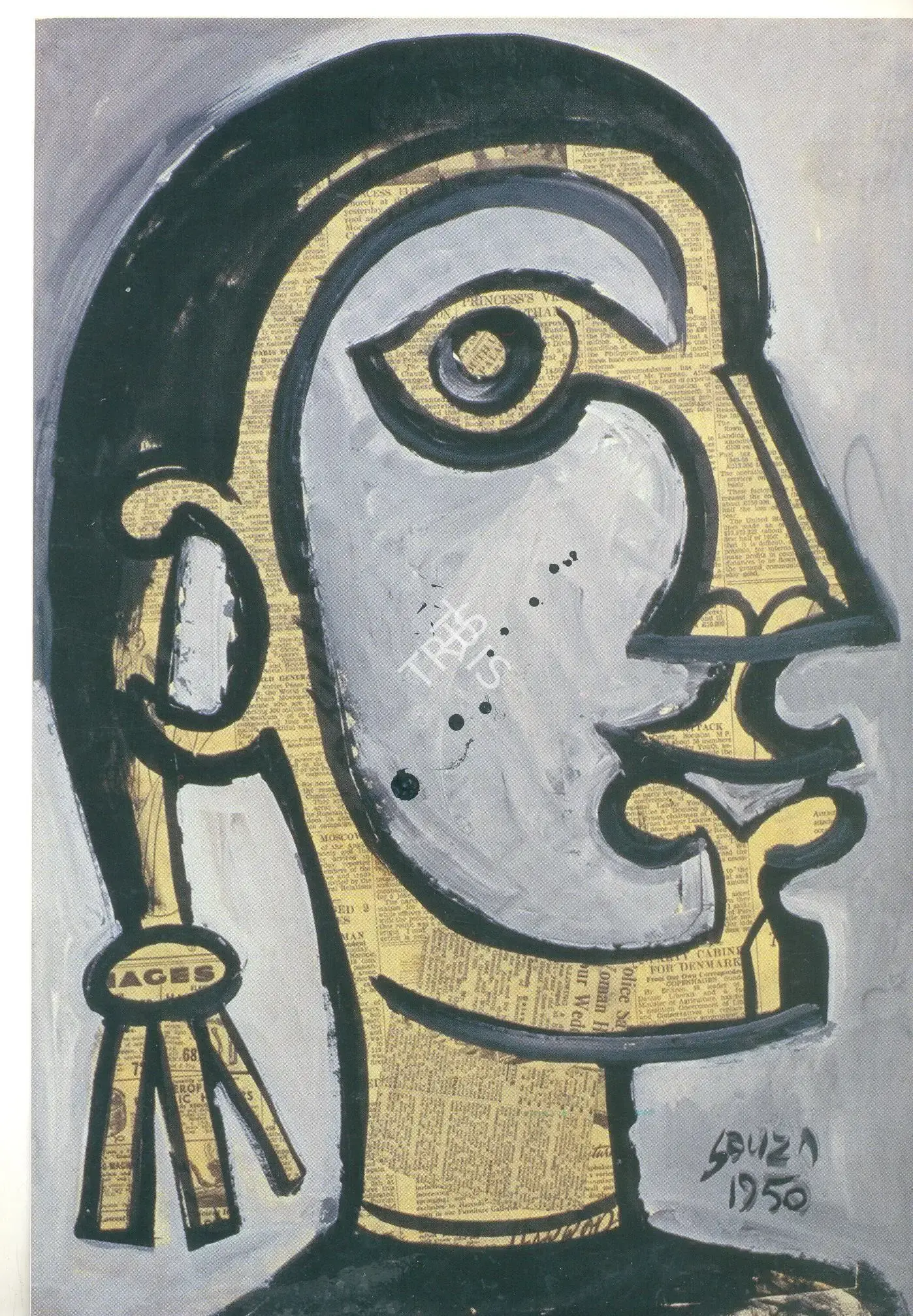 F.N. Souza (Artist), Francis Newton Souza, 1999, Solo Exhibition Invitation