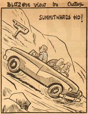 Basu Chatterjee (Cartoonist), Summitwards Ho !, 1959, Cartoons