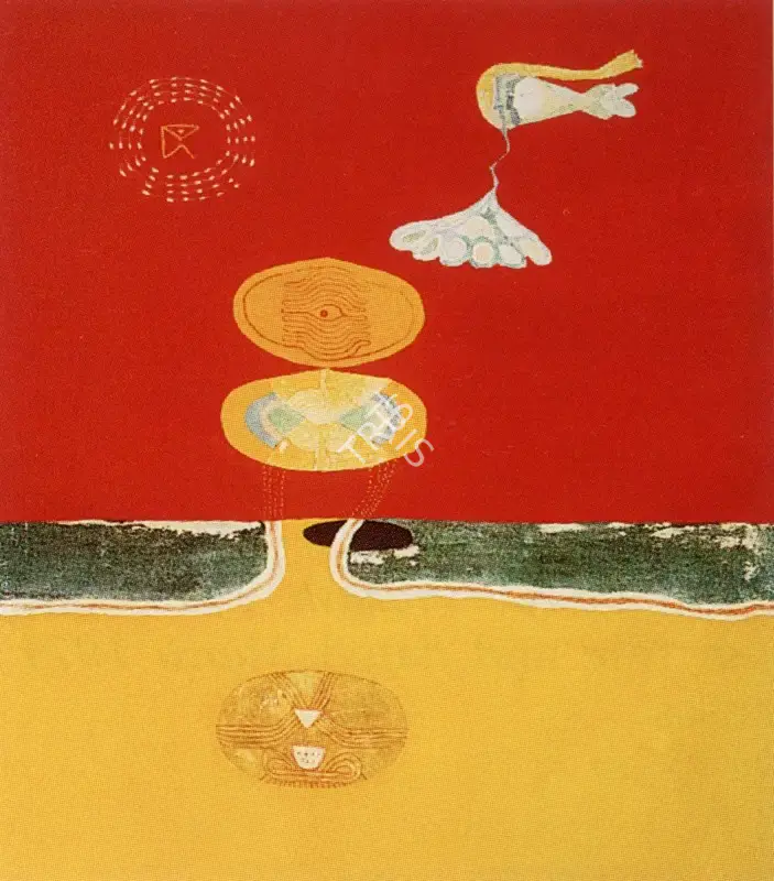 Prabhakar Barwe (Artist), Ethereal Transition, 1969, Painting