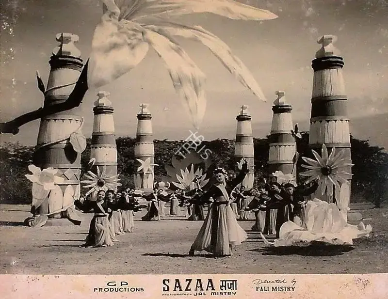 G.P. Sippy (Producer), Sazaa, 1951, Lobby Card