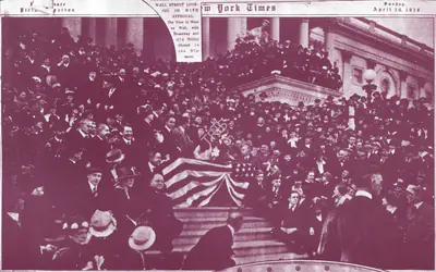 Adolph Ochs (Publisher), Liberty Bond Drive, 1918, Newspaper Clipping