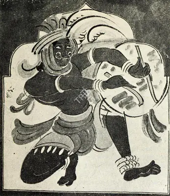 Nandalal Bose (Artist), Dhaki, Haripura Congress Poster, 1937, Painting