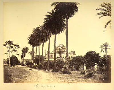 William Baker (Photographer), La Martiniere, Lucknow, 1865, Antiquarian Photograph