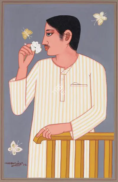 Lalu Prasad Shaw (Artist), Untitled, 2016, Painting