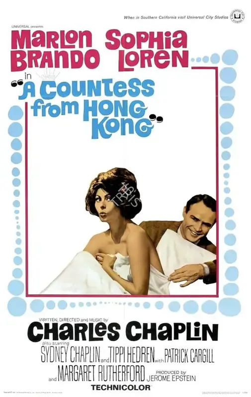Charlie Chaplin (Producer), A Countess from Hong Kong, 1967, Poster