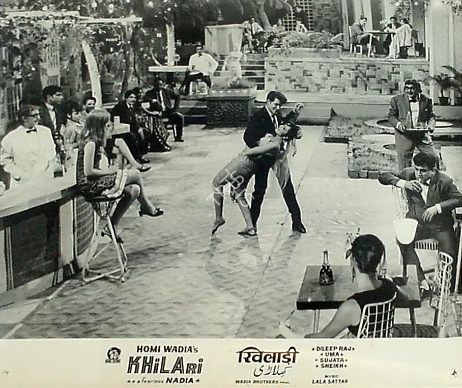 Anant Wadadeker (Cinematographer), Khilari, 1968, Lobby Card