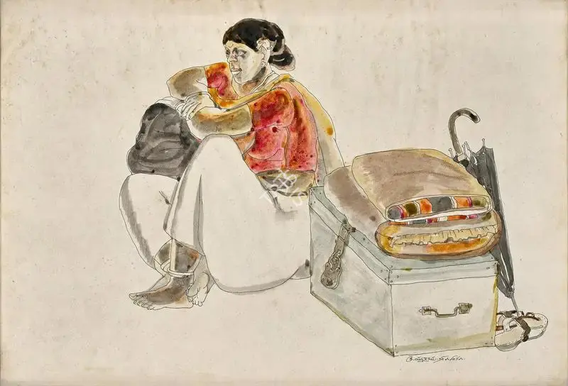 K. Laxma Goud (Artist), Untitled, 1981, Painting