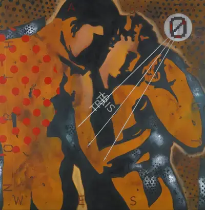 Baiju Parthan (Artist), Expedition - I (Sourcing Lempika), 2006, Painting