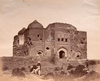 Felice Beato (Photographer), Mosque piquet, 1858, Antiquarian Photograph