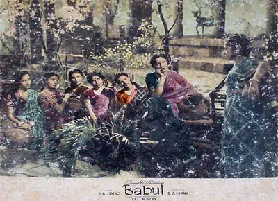 Fali Mistry (Cinematographer), Babul, 1950, Lobby Card