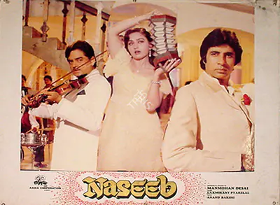 Jal Mistry (Cinematographer), Naseeb, 1981, Photographic Still Mounted on Lobby Card