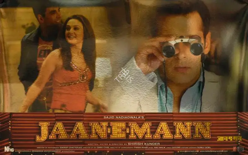Sudeep Chatterjee (Cinematographer), Jaan E Mann, 2006, Lobby Card
