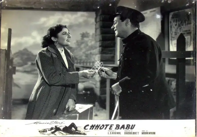 L.S. Agarwal (Producer), Chhote Babu, 1957, Lobby Card