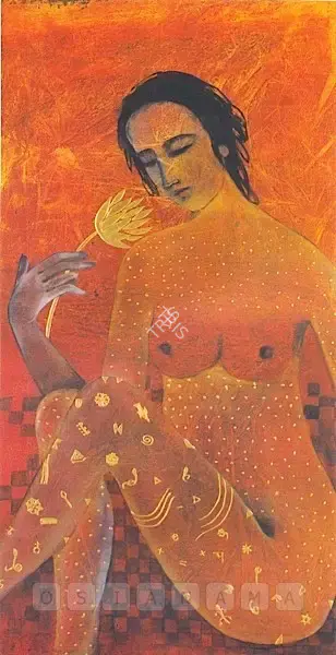 Anjolie Ela Menon (Artist), November, Painting