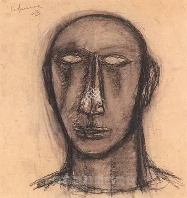 Akbar Padamsee (Artist), Untitled, 1953, Drawing