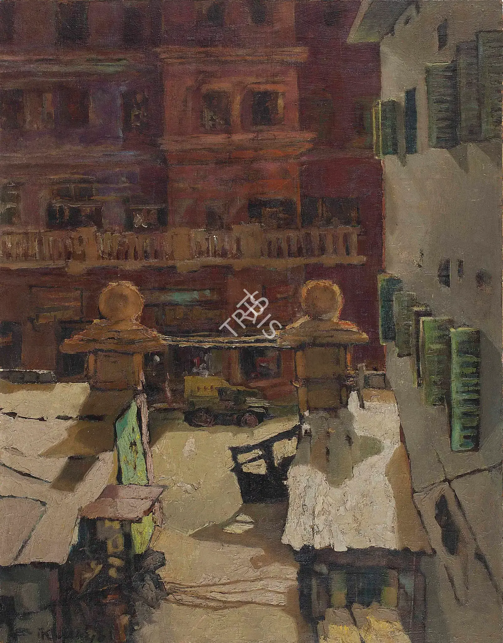 Bikash Bhattacharjee (Artist), Untitled, 1961, Painting