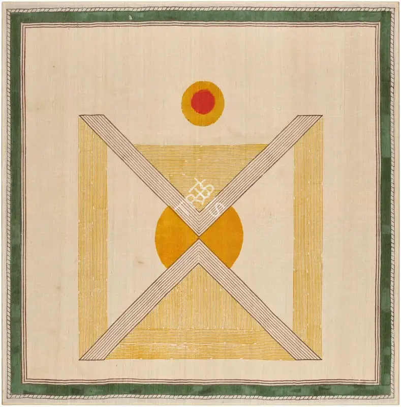 Barwe, Prabhakar (Artist). Untitled (Geometric), n.d. | Painting, So.Lon/26.09.24, 2024 · Sotheby's