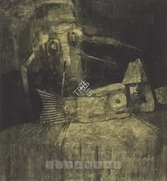 Ganesh Pyne (Artist), Untitled, 1962, Painting