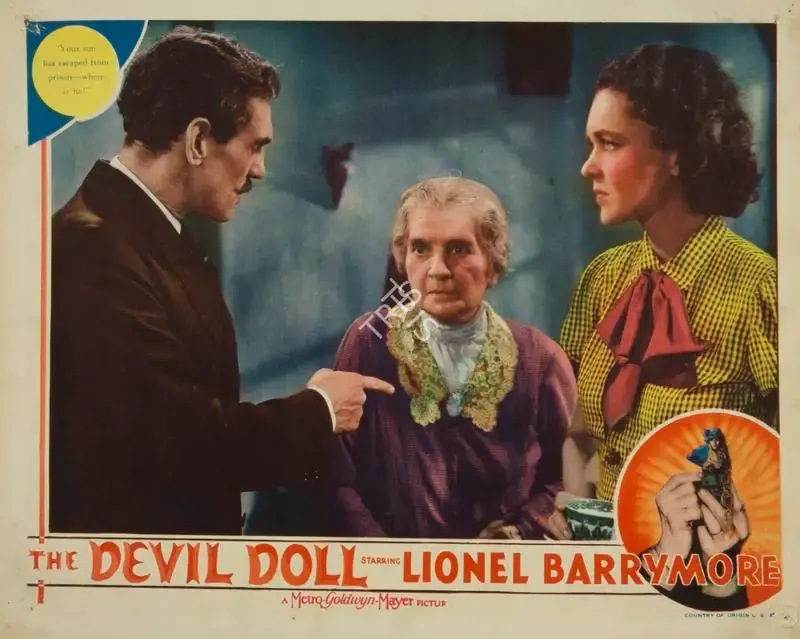 Tod Browning (Producer), The Devil-Doll, 1936, Lobby Card