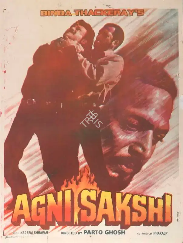Binda Thackeray (Producer), Agni Sakshi, 1996, Full Sheet Poster