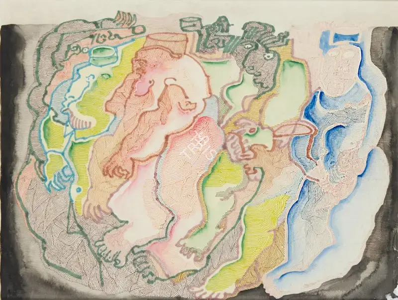 Mohan Samant (Artist), Untitled, 1974, Painting