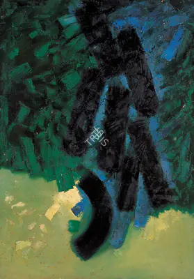 Biren De (Artist), Influx, 1961, Painting