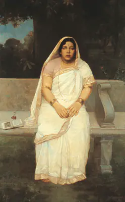 Hemendranath Mazumdar (Artist), Portrait Of A Lady, 1938, Painting