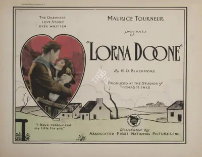 Maurice Tourneur (Producer), Lorna Doone, 1922, Lobby card