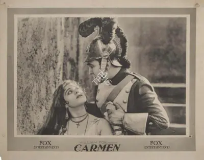Raoul Walsh (Director), Carmen, 1915, Lobby card