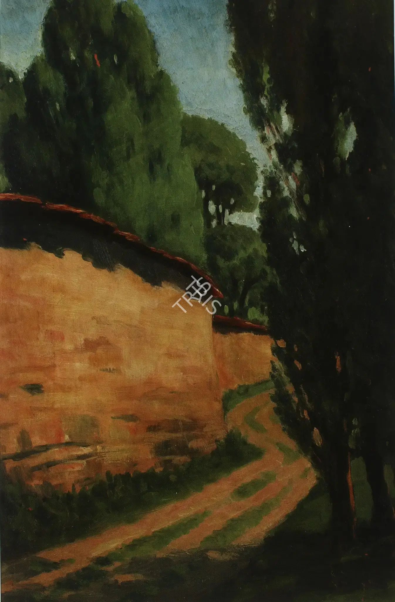 Sher-Gil, Amrita (Artist). Untitled (Zebegeny Landscape), 1931 | Painting, Sa.Onl/20.09.12, 2012 · Saffronart
