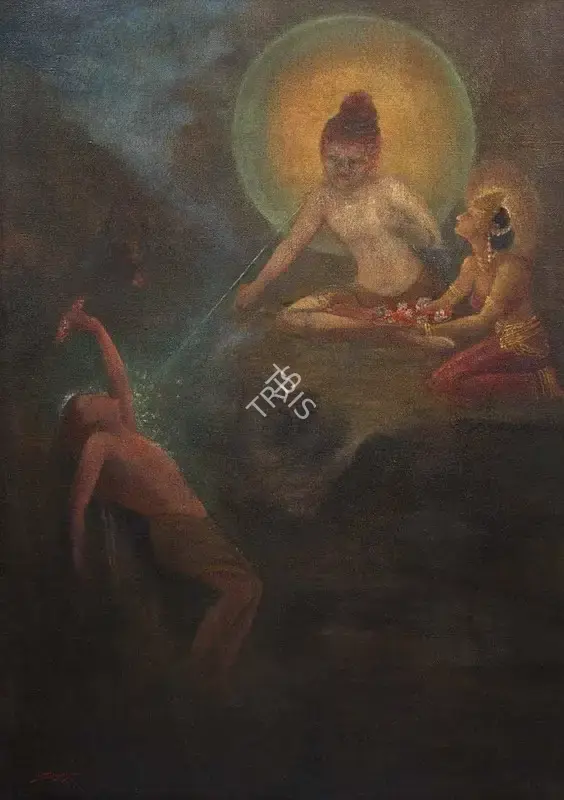 Gangooly, J.P. (Artist). Untitled, n.d. | Painting, AG.Mum/17.12.25, 2025 · Asta Guru